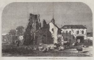 Hougoumont ، في مجال واترلو بواسطة صموئيل ريد
