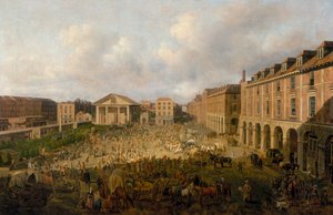 "كوفنت جاردن بيازا آند ماركت" ، c1755