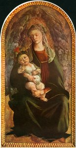 مادونا في المجد مع سيرافيم ، c1469-1470 ، 1937. بواسطة ساندرو بوتيتشيلي