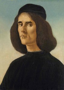 صورة مايكل Tarchaniota Marullus ، ج. 1500 بواسطة ساندرو بوتيتشيلي