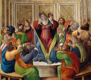 نزول الروح القدس ، 1495-1505 بواسطة ساندرو بوتيتشيلي