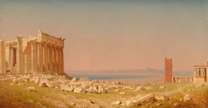 أنقاض البارثينون ، 1880. بواسطة سانفورد روبنسون جيفورد