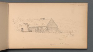 كراسة الرسم ، الصفحة 14: شلالات برلين في 2 سبتمبر 1859. بواسطة سانفورد روبنسون جيفورد