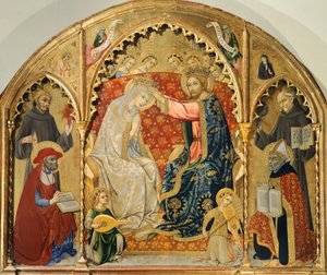 تتويج العذراء لسانو دي بيترو (1406-1481)