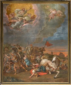 الجدار المقابل للواجهة المقابلة للجناح الشمالي، سانتي ليجناني، تحويل شاول 1814 بواسطة سانتي ليناني