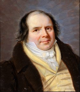 صورة لرجل بدين من سفر التكوين، لوحة بورجوازية لسانتو باناريو (1786-1871)، جينات، معرض الفن الحديث بواسطة سانتو باناريو