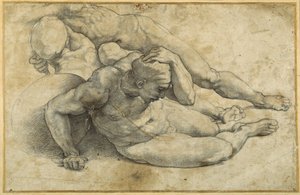Study of three soldiers for the 