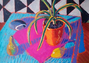 صورة صامتة رقم 38، 2024 (أكريليك على ورق)