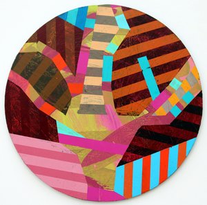 Twixt Heaven and Earth IV-A (أكريليك على لوح دائري) بواسطة سارة هايوارد
