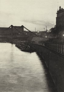 برلين: Humboldt-Hafen ؛ ميناء هامبولت (صورة b / w) بواسطة ساشا ستون
