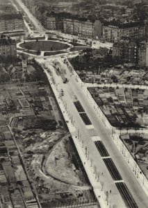 برلين: Reichsstrasse ، Reichskanzlerplatz (b / w photo) بواسطة ساشا ستون