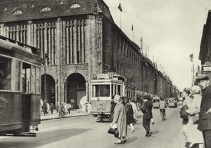 برلين: متجر Wertheim متعدد الأقسام ؛ Wertheim's Emporium (صورة b / w) بواسطة ساشا ستون