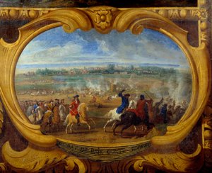 أعمال لويس الثاني أمير بوربون كوندي (بوربون كوندي) المعروفة باسم غراند كوندي (1621-1686) ، معركة بري كونت روبرت ديتيل ، لوحة Savior Le Conte (Leconte ، Le Comte ، Lecomte) (1659-1694) القرن السابع عشر شانتيلي ، متحف كوندي