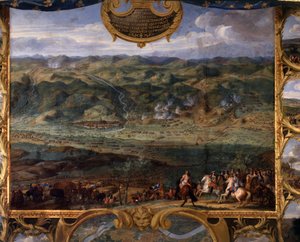 تصرفات الأمير لويس الثاني من بوربون كوندي (بوربون كوندي) المعروفة باسم جراند كوندي (1621-1686): معركة فريبورغ (1644) خلال حرب الثلاثين عامًا - رسم المنقذ ذا تيل (Leconte ، الكونت ، Lecomte ) (1659-1694)