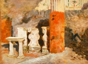 منزل في بومبي ، بقلم فرانشيسكو سافيريو ألتامورا (1826-1897)
