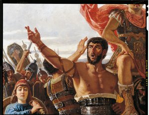 انتصار ماريو ، التفاصيل ، بقلم فرانشيسكو سافيريو ألتامورا (1822-1897) ، زيت على قماش ، 234 × 352 سم