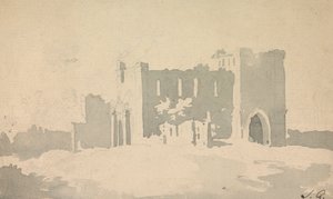 رسم تخطيطي للقلعة بواسطة ساوري جيلبين