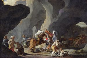 هجوم المسافرين ، 1634-37 بواسطة سيباستيان بوردون