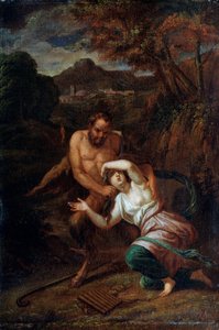 Pan and the Nymph Syrinx ، القرن السابع عشر