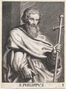 فيليبوس S. Philippus (العنوان على الكائن) المسيح ومريم والرسل (عنوان السلسلة) بواسطة جيرارد سيغيرز