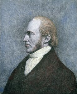 Aaron Burr (1756-1836) (coloured engraving) بواسطة المدرسة الأمريكية