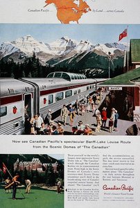 إعلان سكة حديد Canadian Pacific عن فيلم "The Canadian"