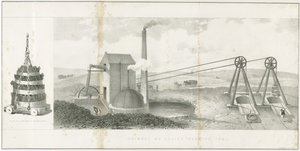 دودلي - "Whimsey or Engine Drawing Coal": الطباعة الحجرية ، و [؟ القرن التاسع عشر] (طباعة) بواسطة مدرسة اللغة الإنجليزية