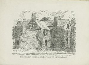 Lichfield - Friary Schools: نقش بالخطوط بواسطة مدرسة اللغة الإنجليزية