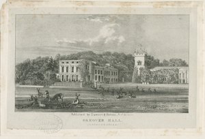 قاعة أوكيوفر - مطبوعة حجرية ، بدون تاريخ [عام 1839] (طباعة) بواسطة مدرسة اللغة الإنجليزية