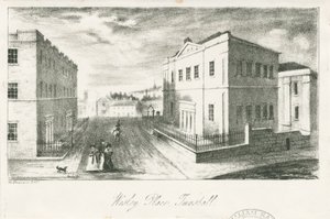 Wolstanton - "Wesley Place، Tunstall": الطباعة الحجرية ، بدون تاريخ [منتصف القرن التاسع عشر] (طباعة) بواسطة مدرسة اللغة الإنجليزية