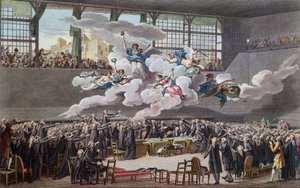 الثورة الفرنسية (1789-1799): قسم Jeu de Paume في فرساي في 20 يونيو 1789) (الثورة الفرنسية ؛ ملعب التنس اليمين في 20 يونيو 1789 ، فرساي) بواسطة المدرسة الفرنسية