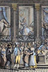 الثورة الفرنسية - الليلة الرهيبة من 5 إلى 6 أكتوبر 1789 في فرساي - عدوان لويس السادس عشر وماري أنطوانيت - بواسطة المدرسة الفرنسية