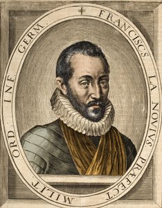 صورة فرانسوا دي لا نو (1531-1591) ، مؤلف الخطب السياسية والعسكرية الفرنسية - فرانسوا دي لا نو المسمى براس دي فير (الذراع الحديدية) بواسطة المدرسة الفرنسية
