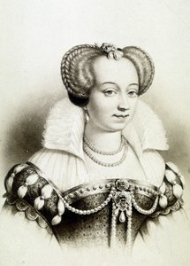 صورة لمارجريت دي فالوا ، المعروفة باسم الملكة مارغو (1553-1615) ، ملكة نافارا ، الزوجة الأولى لهنري الرابع.