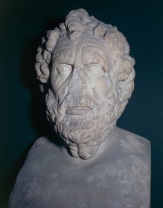Thales of Miletus (stone) بواسطة المدرسة اليونانية