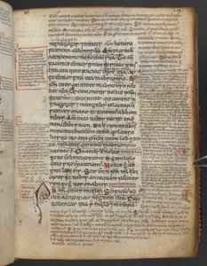 Harley 1802، f.19r ، الحرف الأول المزخرف "P" (ater) برأس حيوان في بداية Pater Noster أو الصلاة الربانية ، من أناجيل Maelbrigte ("أناجيل أرماغ" ؛ "أناجيل ماريلبريد") ، مع اللمعان بواسطة مدرسة الأيرلندية