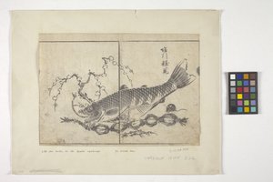 بدون عنوان (نقش خشبي ملون) بواسطة المدرسة اليابانية