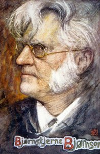 Bjørnstjerne Martinius Bjørnson (colout litho) بواسطة المدرسة النرويجية