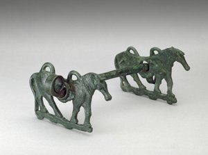 بت الحصان ، ربما القرنين التاسع والسابع قبل الميلاد ، إيران (برونزية) بواسطة المدرسة الفارسية