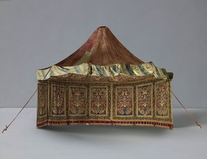 خيمة ملكية مُصممة لمحمد شاه (حكم من 1834 إلى 1848)
