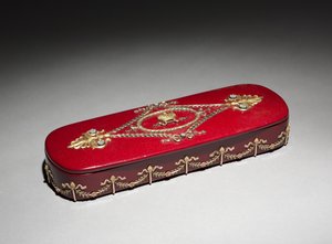 صندوق ورنيش ، شركة Peter Carl Fabergé (1846-1920) ، صندوق من Factory N. Lukutin ، c1890 (ورنيش ، معجون ، ذهب ، ماس) بواسطة المدرسة الروسية