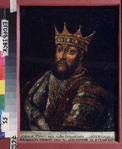 صورة الأمير الكبير فسيفولود الثالث يوريفيتش عش فلاديمير الكبير (1154-1212) بواسطة المدرسة الروسية