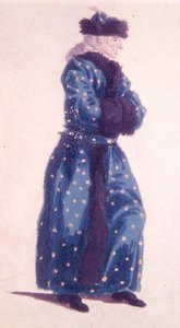 صورة مصغرة لفولتير (1694-1778) في الشيخوخة حوالي 1770-80 (ألوان مائية على ورق) بواسطة المدرسة السويسرية