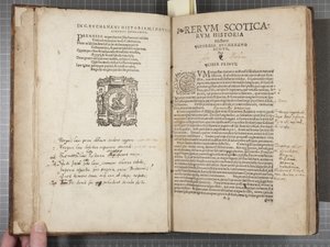 أشياء تاريخ Scoticarum ، بقلم جورج بوكانان بواسطة المدرسة الاسكتلندية
