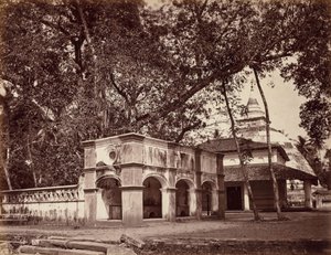 معبد بوذي ، كالاني ، ج. 1880. بواسطة سكوين وشركاه