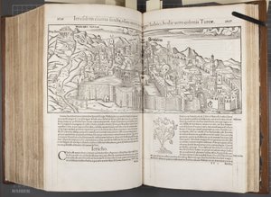 Cosmographia ، Fol 1016-1017، 1544 بواسطة سيباستيان مونستر
