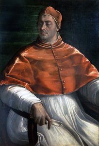 صورة لكليمنت السابع (جول دي ميديشي) (1478-1534). لوحة لسيباستيانو ديل بيومبو. نابولي ، معارض كابوديمونتي. بواسطة سيباستيانو ديل (حوالي 1485 - 1547) بيومبو