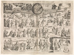 هذا العالم مثل قفص مليء بالحمقى Questo Mondo è come una gabbia de matti (العنوان على الكائن) بواسطة سيباستيانو دي ري