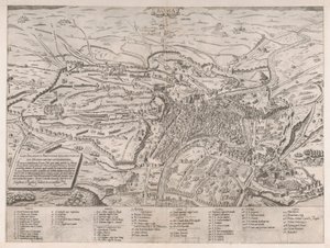 منظر لروما من الشمال ، 1561 ، 1561 بواسطة سيباستيانو دي ري