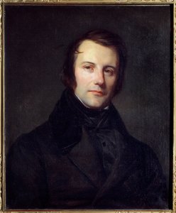 صورة لإدغار كوينيت (1803-1875) نُقلت عام 1848. لوحة لسيباستيان كورنو (1804 - 1870) بواسطة سيباستيان ميلكيور كورنو